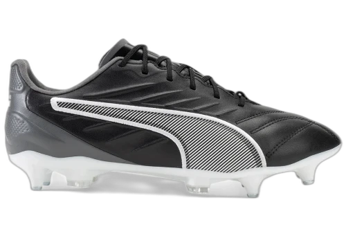 Puma King Pro MxSG Black White Cool Dark Gray