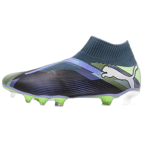 PUMA FUTURE 7 MATCH Comfortable Breathable Support Soccer Shoes Men's Gray Blue