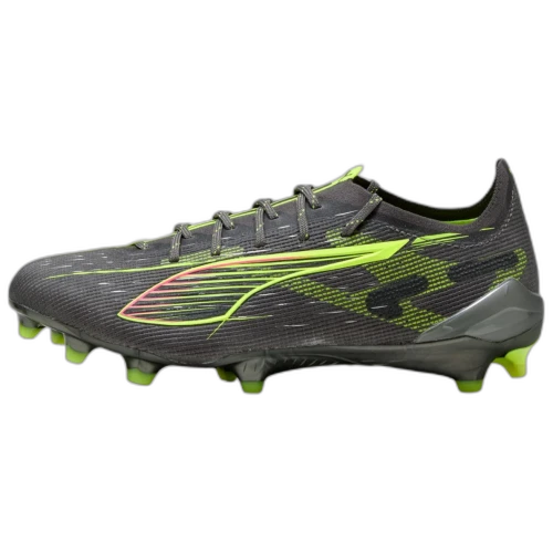 Puma Ultra 5 Ultimate FG Matte Aged Silver Yellow Alert Sun Struck