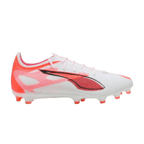 Puma Ultra 5 Pro FG/AG White Black Glowing Red