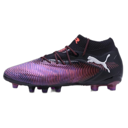 PUMA FUTURE 8 Abrasion Resistant Soccer Shoes Unisex Black White Red