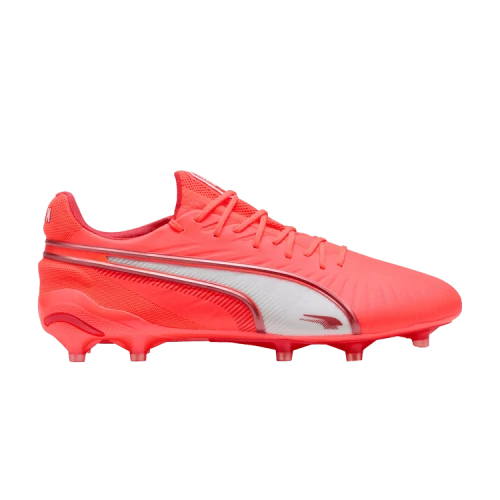 Puma King Ultimate FG/AG Glowing Red White Red Fire