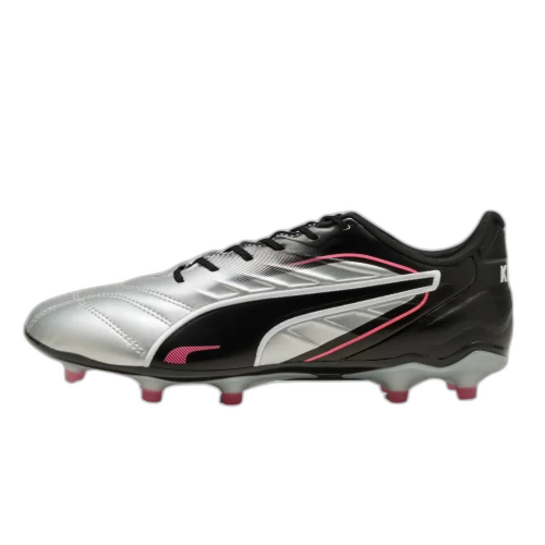 PUMA KING PRO FG/AG Artificial Ground Soccer Shoes Women's Silver Black