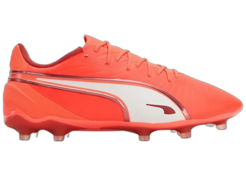 Puma King Match FG/AG Glowing Red White Red Fire