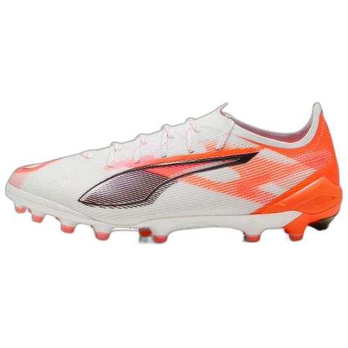 PUMA ULTRA 5 ULTIMATE AG Artificial Ground Artificial Turf Abrasion Resistant Soccer Shoes Unisex White Black Red