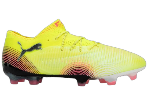 Puma Future 8 Ultimate Low FG Yellow Alert Black Sun Struck