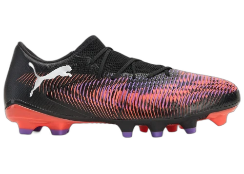 Puma Future 8 Match Low FG/AG Black White Glowing Red