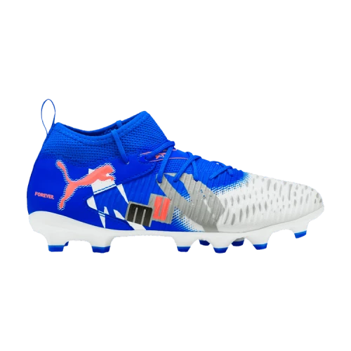 Puma Future 8 Match Forever FG/AG Jr White Ultra Blue Feather Gray Black Glowing Red (GS)