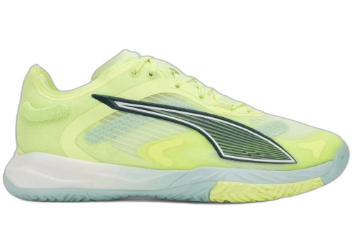 Puma Accelerate NITRO SQD 4 Fizzy Light Green Terrain White Silver