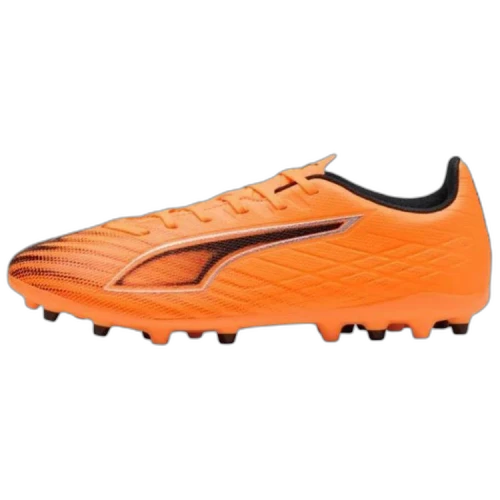 PUMA ULTRA 6 MG Multi Ground Synthetic Leather Abrasion Resistant Soccer Shoes Unisex Orange Black