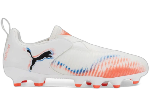 Puma Future 8 Match LL FG/AG Jr White Black Glowing Red (GS)