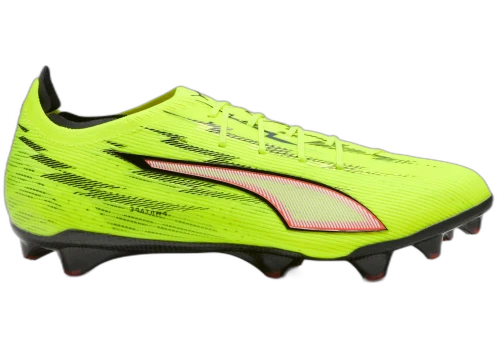 Puma Ultra 6 Carbon FG Yellow Alert Black Glowing Red Lime Squeeze