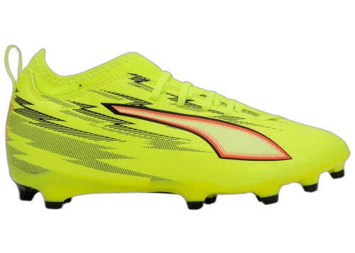 Puma Ultra 6 Match FG/AG Jr Yellow Alert Black Glowing Red Lime Squeeze (GS)