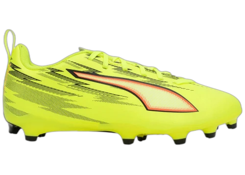 Puma Ultra 6 Play FG/AG Jr Yellow Alert Black Glowing Red Lime Squeeze (GS)