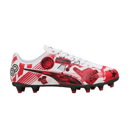 Christian Pulisic x Puma Ultra Legacy FG/AG Big Kid 'Allover Print - White Red Black'