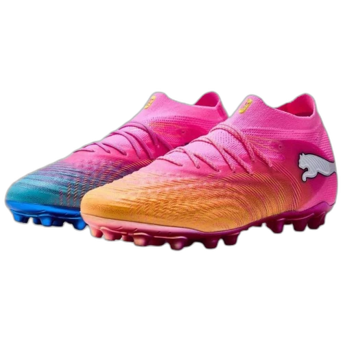 PUMA Future 9 Soccer Shoes Unisex Pink Blue