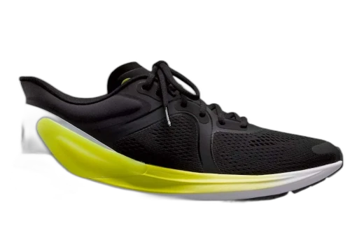 Lululemon Blissfeel Run Black Electric Lemon (Women's)