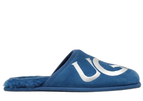 UGG Scuff Logo Slipper Classic Blue White
