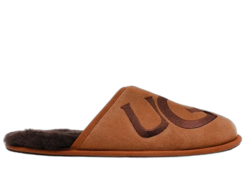 UGG Scuff Logo Slipper Chestnut Espresso