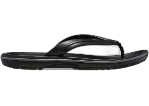 Crocs Crocband Flip Flop Sandal Black Slate Grey