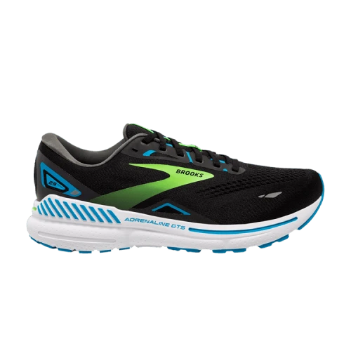 Brooks Adrenaline GTS 23 Black Hawaiian Ocean Green