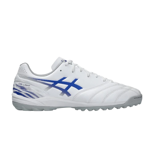 ASICS Ds Light Club Artificial Turf Soccer Shoes Unisex White Blue