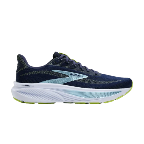 Brooks Ghost 17 Peacoat Lime Blue