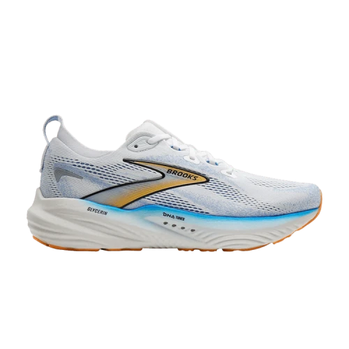 Brooks Glycerin 22 White Cobalt Orange