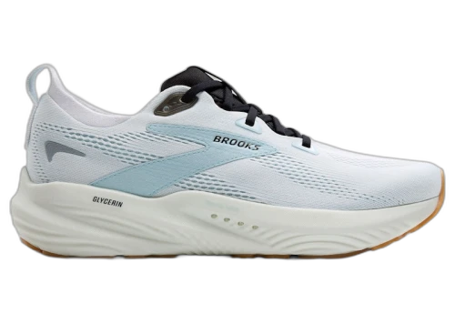Brooks Glycerin 22 Bright White Winter Sky Black