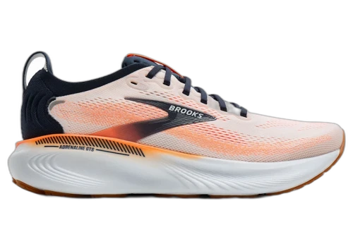 Brooks Adrenaline GTS 25 White Spellbound Orange