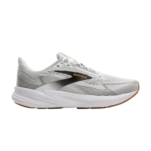 Brooks Revel 8 White Black Oak Buff