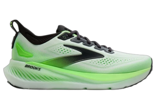 Brooks Glycerin 23 White Phantom Green Gecko