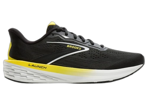 Brooks Launch 12 Black Cyber Yellow Oyster
