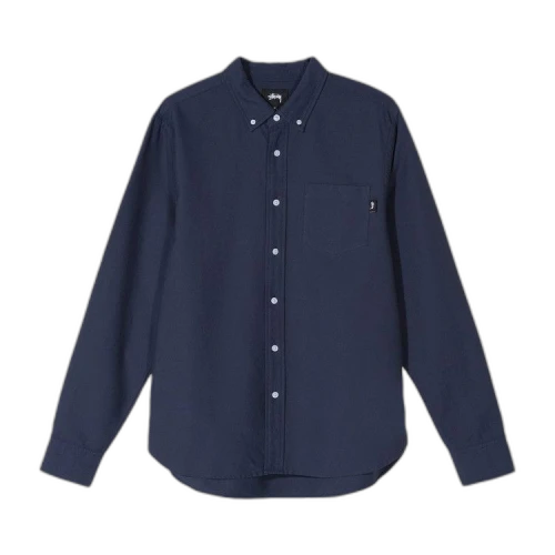 Stussy Classic Oxford Long-Sleeve Shirt 'Navy'