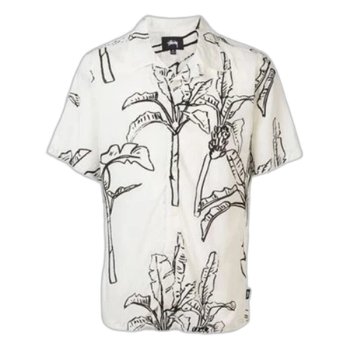 Stussy Off-White Banana Tree Shirt 'White'