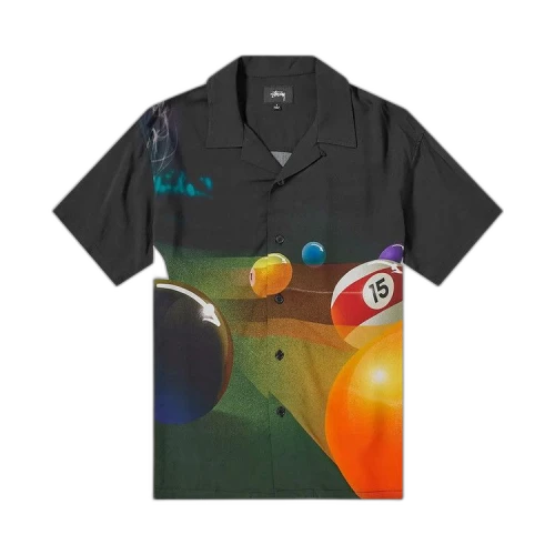 Stussy Pool Hall Shirt 'Black'