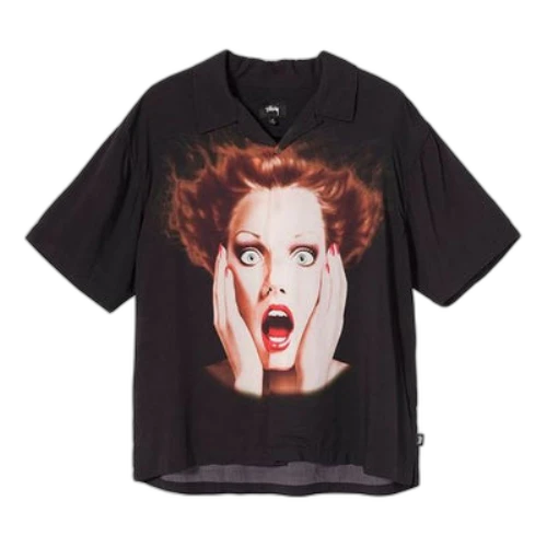 Stussy Harumi Printing V neck Black