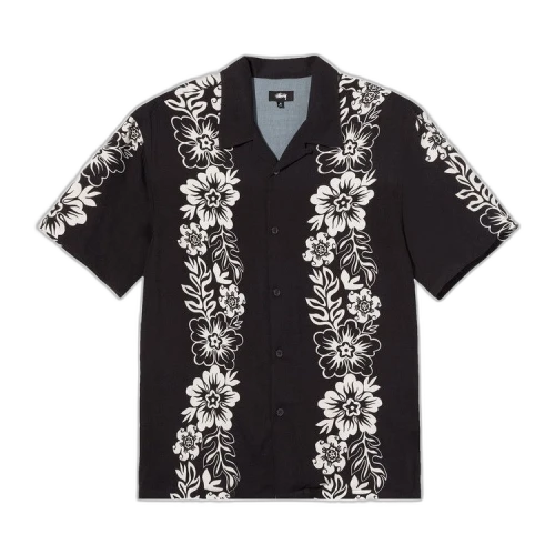 Stussy Hawaiian Pattern Shirt 'Black'