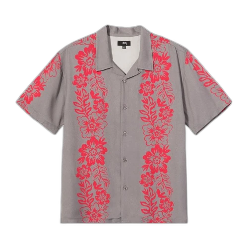 Stussy Hawaiian Pattern Shirt 'Grey'