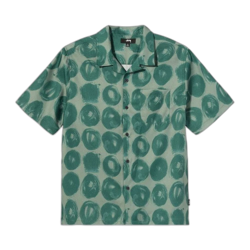 Stussy Hand Drawn Dot Shirt 'Green'