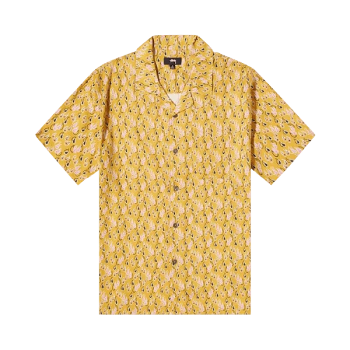 Stussy Paisley Tears Shirt 'Yellow'