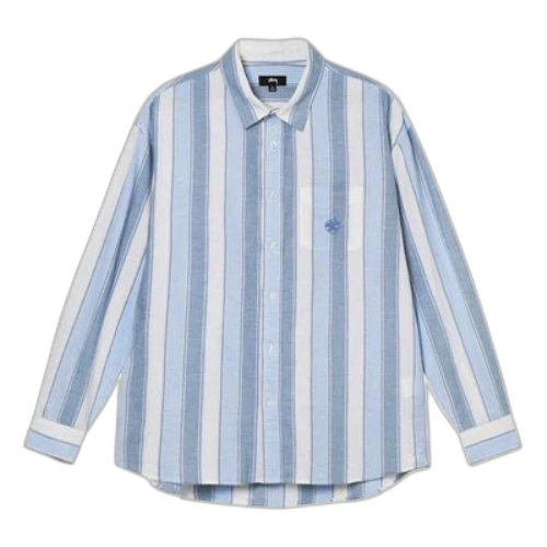 Stussy Wide Striped Shirt 'Blue'