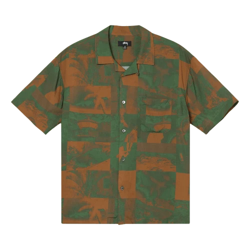 Stussy Photo Film Shirt 'Green'