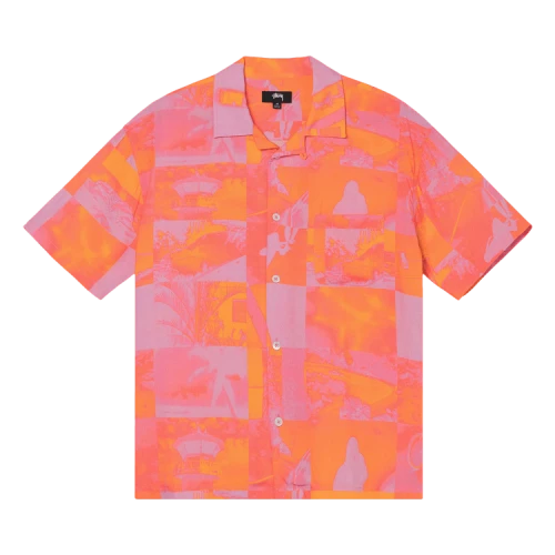 Stussy Photo Film Shirt 'Pink'
