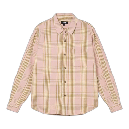 Stussy Laguna Plaid Shirt 'Pink'