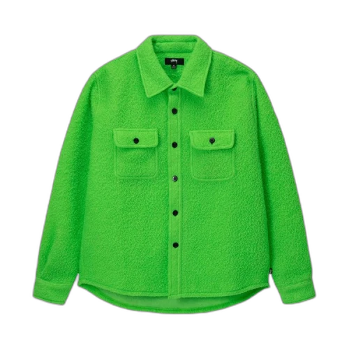 Stussy Casentino Wool CPO Shirt Lime