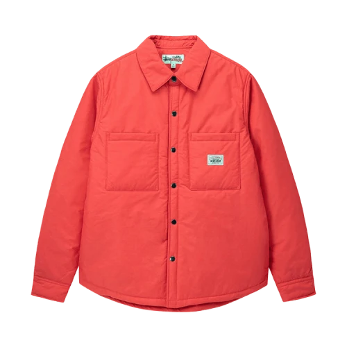 Stussy Padded Tech Over Shirt 'Red'