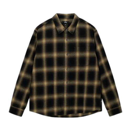 Stussy Pete Plaid Shirt Mustard