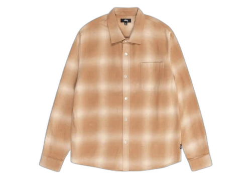 Stussy Bay Plaid Shirt Tan