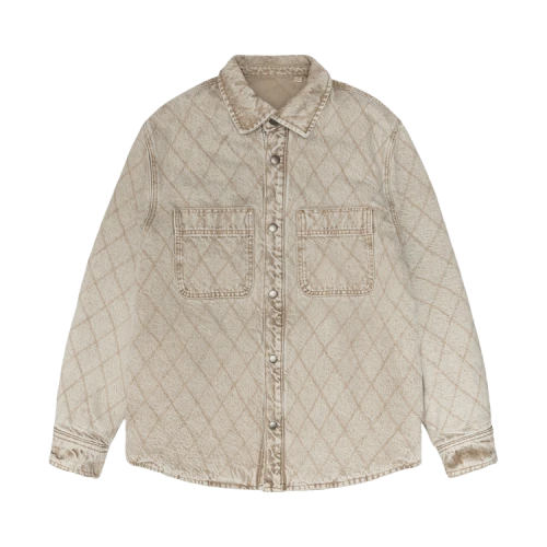 Stussy Quilted Denim Shirt 'Vintage Washed'